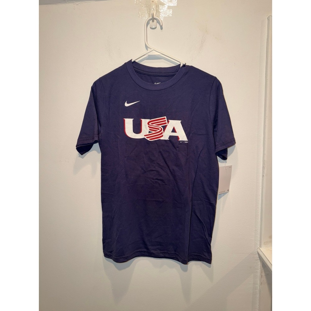 Aaron Judge USA World Baseball 2026 Youth Shirt. Youth Size Large (NWTS)